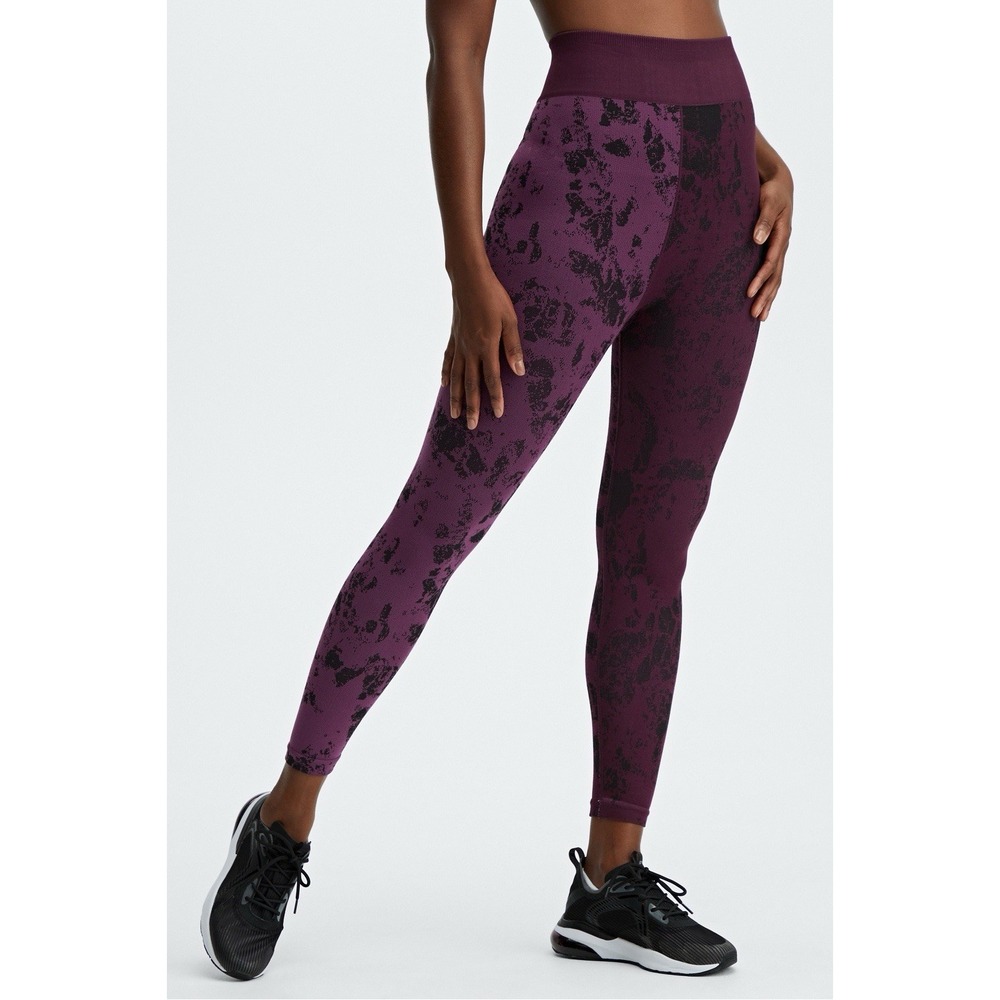 Fabletics Ultra High-Waisted Seamless Marble 7/8 Sz medium